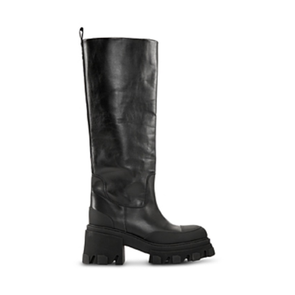 Ganni Women's Chunky Heeled Tubular Boots - Picture 1 of 2